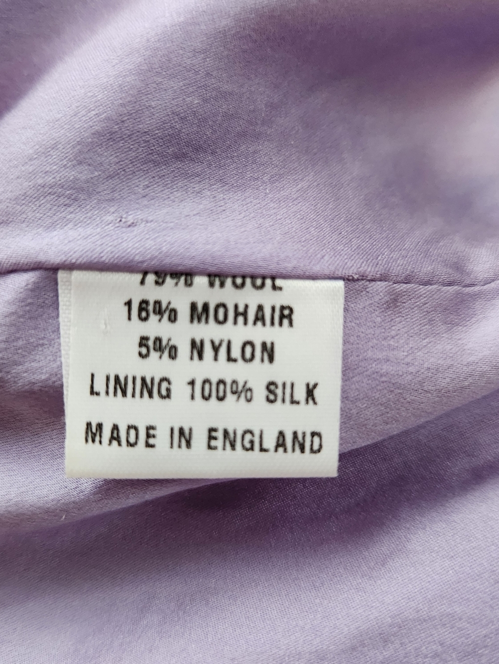 Matthew Williamson Soft Lilac Long Wool-Blend Trench Coat - Picture 7 of 7
